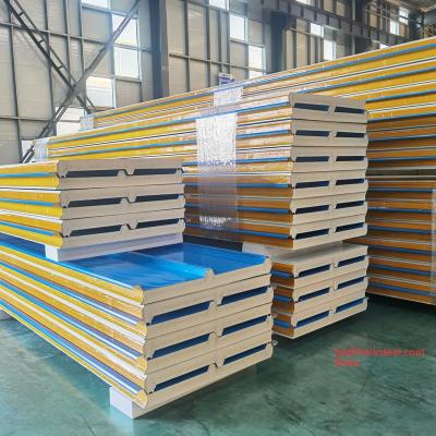 China CE Modern Fast Installation Cheap Polyurethane Roofing Sandwich Panel for sale