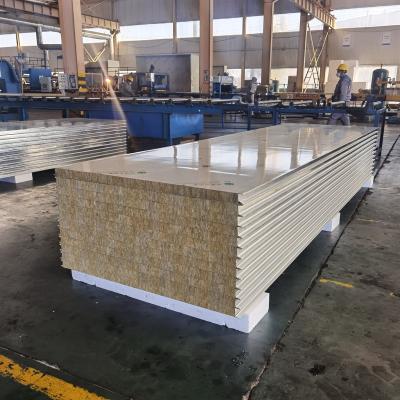 China Modern Fireproof Insulation Sandwich Panel Used For Interior Wall Partition for sale