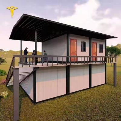 China 20 feet modern flatpack one or two story modular container homes for sale