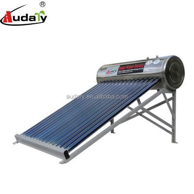 China Homeuse Roof Top Low Pressure Stainless Steel Solar Water Heaters for sale