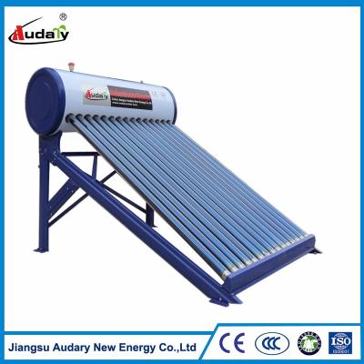 China Galvanized Steel Roof Low Pressure Top Solar Water Heater With 5L Auxiliary Water Tank (Solar Product) for sale