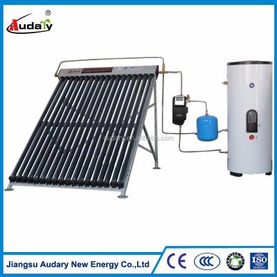 China 2015 new style aluminum pressurized split solar water heater, solar water geyser for sale