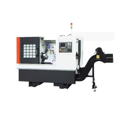 China Machinery Repair Shops CNC Lathe Factory produces and sells inclined bed CNC lathe with 12 bit turret and hydraulic top for sale