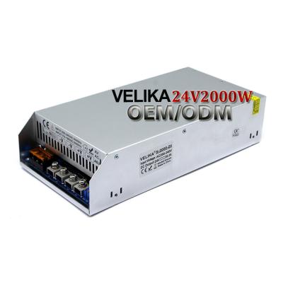 China Led CCTV Lamp Power Supply Voltage Converter 2000W 110V/220V AC To DC Switching Power Supply For Game Equipment for sale