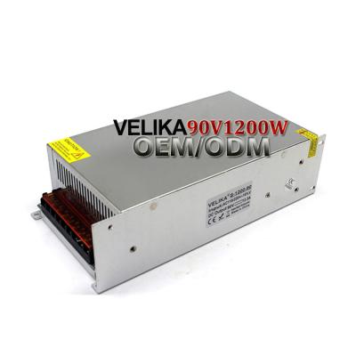 China Led CCTV Lamp Power Supply Set 13.3A 1200W 90V Switching Power Source Driver Transformers 110V/220V AC DC SMPS For LED Strip CNC for sale