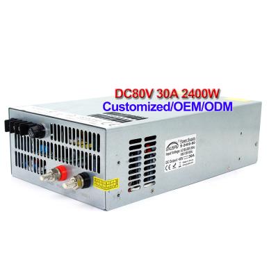 China High Power Led PSU Switching Power Source 2400w cctv lamp power supply 80v for cctv, radio, computer project for sale