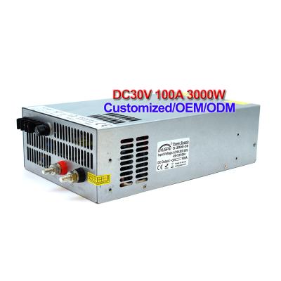 China Led CCTV Lamp Power Supply Energy 3000W USP Power Adapters Driver Transformer 110v 220v AC Led DC Power Supply 30V For Digital Control CCTV Motor computer for sale