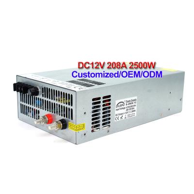 China Led CCTV Lamp Power Supply 12V 2500W Power Supply Led Power Adapters Driver Transformer 110v 220v AC DC USP For Control CCTV Motor digital by computer for sale