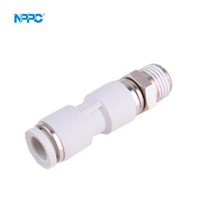 China RC Machinery Repair Shop Series Rotary Plastic Fitting, Port Tube Size 6mm, Size 1/4, RC8-02 for sale