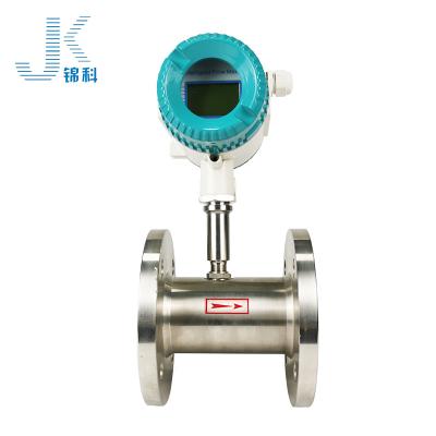 China Hertzman Liquid Outlet Bargain Price Turbine Flow Meter Flow Meter Measuring Liquid LCD for sale