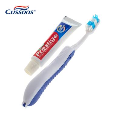 China Foldable Travel Kids Toothbrush Kids Foldable With Toothpaste for sale