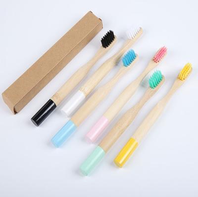 China Wholesale Kids Biodegradable Bamboo Toothbrush Natural Biodegradable Bamboo Toothbrush Eco-Friendly Private Oral Clean Kids for sale