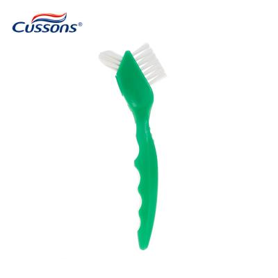 China Low Price Manual Factory Toothbrush Thin Handle Denture Brush for sale