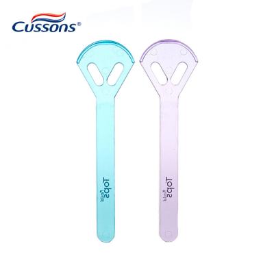 China Best Selling Wholesale PP BSCI Approved 100% Biodegradable Oral Care Disposable Tongue Cleaner for sale