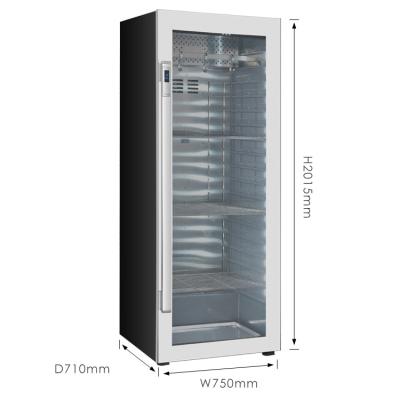 China Fan Cooling System Meat Maturing Refrigerator Steak Ager Dry Fridge Aging Dry Fridge for sale