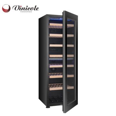 China Sensitive Decorative Wine Cooler Refrigerator Touch Screen Red Wine Home Refrigerator for sale