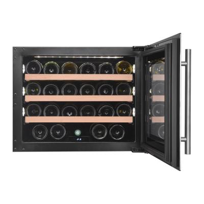 China Sensitive Touch Screen Air Cooling Wine Cabinet Refrigerator Wine Cooler Cellar Cooler For Restaurant for sale