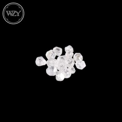 China 2.5mm-3mm Clarity Grade-B CVD HPHT White Uncut Rough Diamond, Uncut Rough Diamonds For Sale, Synthetic Uncut White Rough Diamonds for sale