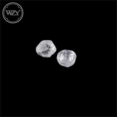 China 2mm-2.5mm Clarity Grade-B CVD HPHT White Uncut Rough Diamond,Uncut Rough Diamonds For Sale,Synthetic Uncut White Rough Diamonds for sale