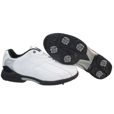 China Breathable Custom Waterproof Leather Spike Sport Golf Shoes For Men Women for sale