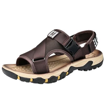 China 2020 Summer Durable Casual Sport Customs Leather Slipper And PVC Sandal For Men for sale