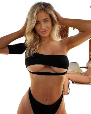 China 2021 QUICK DRY Bikini SetTwo Piece Swimwear Hollow Out Swimwear Women for sale