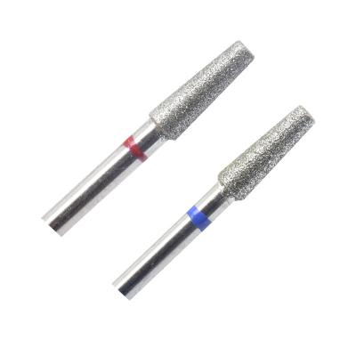 China Long lasting warm! Easy Nail Diamond Cuticle Bit Tapered 3*9mm 3/32 Nail Drill Bit Manicure Drills Nail Accessories Tools for sale