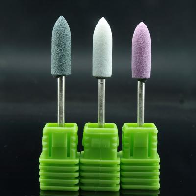 China Durable Bullet Corundum Nail Drill Bit 3/32