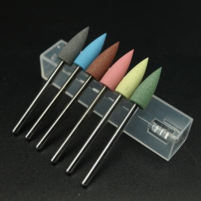 China Electric Silicone Nail Drill Bits Hardware Durable Rubber Polisher Manicure Accessories Nail Art Tool Remove Acrylic Gel Polish for sale