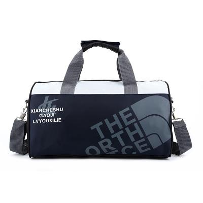 China Latest\fasion Custom Logo Gym Bag With Shoe Compartment And Wet Pocket Nylon Women's Gym Bag With Yoga Mat Holder for sale