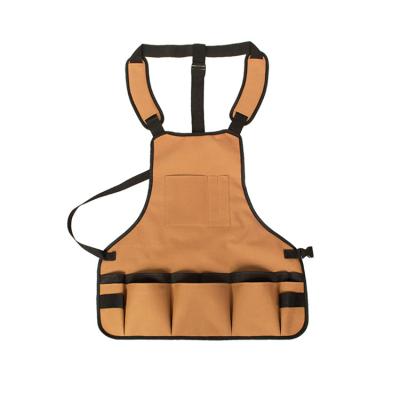 China Tidy / Storage Customized Oxford Woodworking Tool Gardening Apron With Pockets for sale