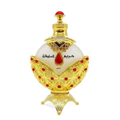 China Wholesale 25 ml luxury metal bottle Middle East Dubai Arabian lasting fragrance perfume oil empty bottle for sale