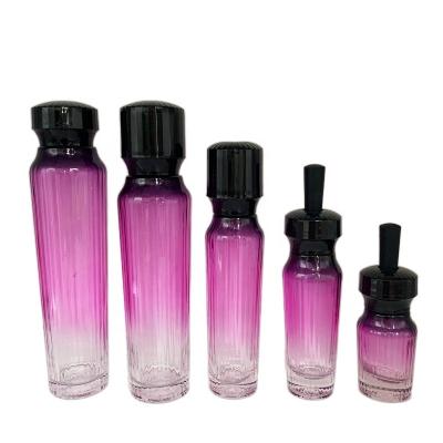 China New design essential oil 10ml to 100ml skin care Moisturizing Moisturizing Cream Glass Essence drop bottle Cosmetic packaging for sale