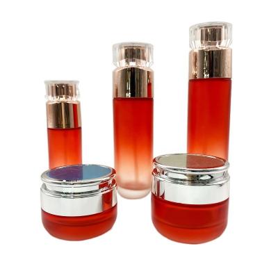 China New design essential oil 10ml to 120ml skin care Moisturizing Moisturizing Cream Glass Essence drop bottle Cosmetic packaging for sale