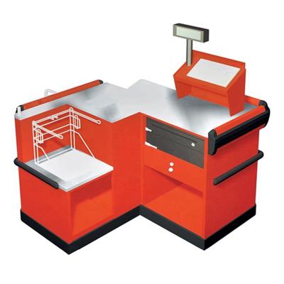 China Supermarket checkout desk multifunctional factory direct checkout counter grocery store for sale for sale