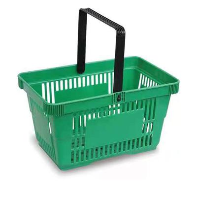 China Supermaerket Shopping High Quality Plastic Shopping Basket Used Supermarket Hand Basket for sale