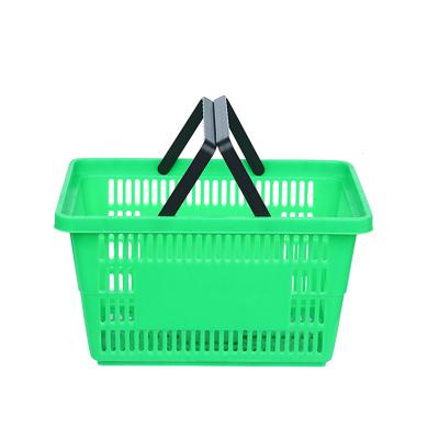 China Wholesale Supermaerket Store Equipment Supermarket Plastic Shopping Basket Shopping Basket for sale