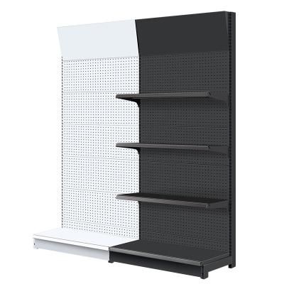 China Adjustable Supermarket Double Sided Shelf Display Low Price Gondola Supermarket Shelf for sale