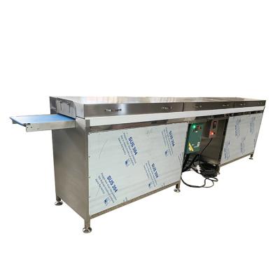 China High efficiency small mini chocolate machine low cost chocolate snack cooling tunnel candy cooling tunnel full automatic melting system for sale