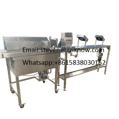 China Industrial Chocolate Melting Machine 30kg 60kg Chocolate Mixing Machine 15kg Chocolate Covering Machine 8kg High Efficiency Chocolate Enrobing Machine for sale