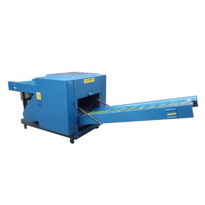 China Hot Selling Two Conveyor Old Wate Textile Waste Cutting Machine Clothes Cutting Machine / Textile Recycling Machine for sale