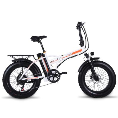 China Speed ​​Snow Bike 48V 500W 15ah 7 20 Inch US Aluminum Alloy Fat Running Tire/Mountain Bike Foldable Electric Pedal Assist Hydraulic Disc Brakes for sale