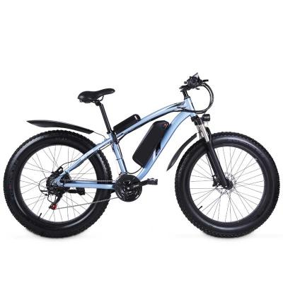 China Speed ​​Snow Bike 48V 1000W 17AH 7 26 Inch US Aluminum Alloy Fat Running Tire/Mountain Bike Electric Pedal Assist Hydraulic Disc Brakes for sale