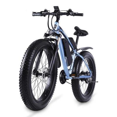 China Speed ​​Snow Bike 48V 1000W 17AH 7 26 Inch US Aluminum Alloy Fat Running Tire/Mountain Bike Electric Pedal Assist Hydraulic Disc Brakes for sale