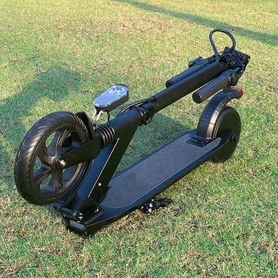 China Outdoor sports wholesale two wheel adult portable foldable battery electric scooter for sale