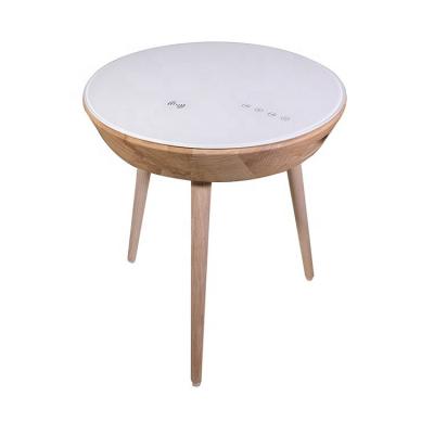 China Modern Smart Home Speaker Wireless Charging Audio Table with Mobile Phone Charging Wireless Coffee Table for sale