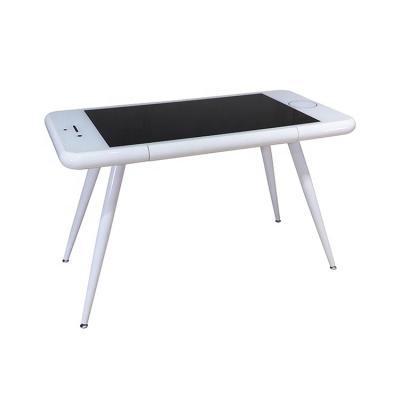 China Best Bluetooth Connection Design Computer Table PC Modern Home Office with Touch Button and Charging Port for sale