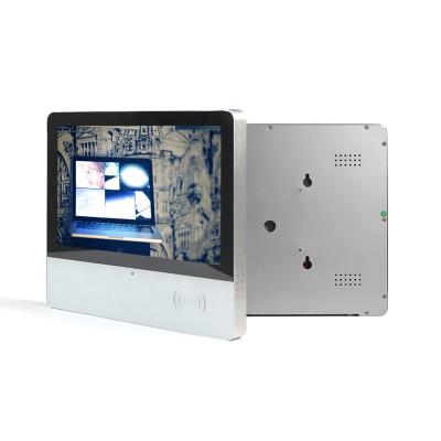 China Store/market/bank/school/ktv new product 13.3/15.6 inch waterproof wall mount touch screen RFID/NFC panel PC for sale