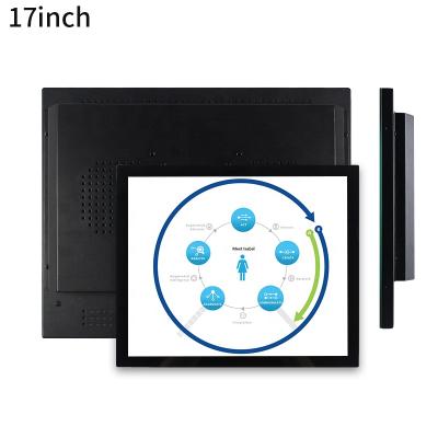 China Metal Case 15 17 19 Inch Touch Screen Monitor With Open Frame For Kiosk , For All In One Advertising PC for sale