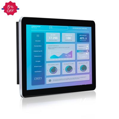 China Aluminum Alloy Frame Touch Monitor Wall Mount 1080p Smart Touch Screen Monitor 11.6 Inch For Healthcare for sale